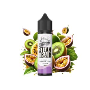 Steam Train - Disposable Edition - Vapeshot 20mL Shake 'n' Vape / Kiwi Passion Fruit Guava