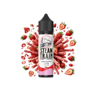 Steam Train - Disposable Edition - Vapeshot 20mL Shake 'n' Vape / Strawberry Corn Stick