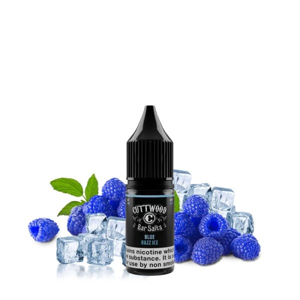CuttWood Bar Salts - Blue Razz Ice Nic Salts 10mL - 20mg