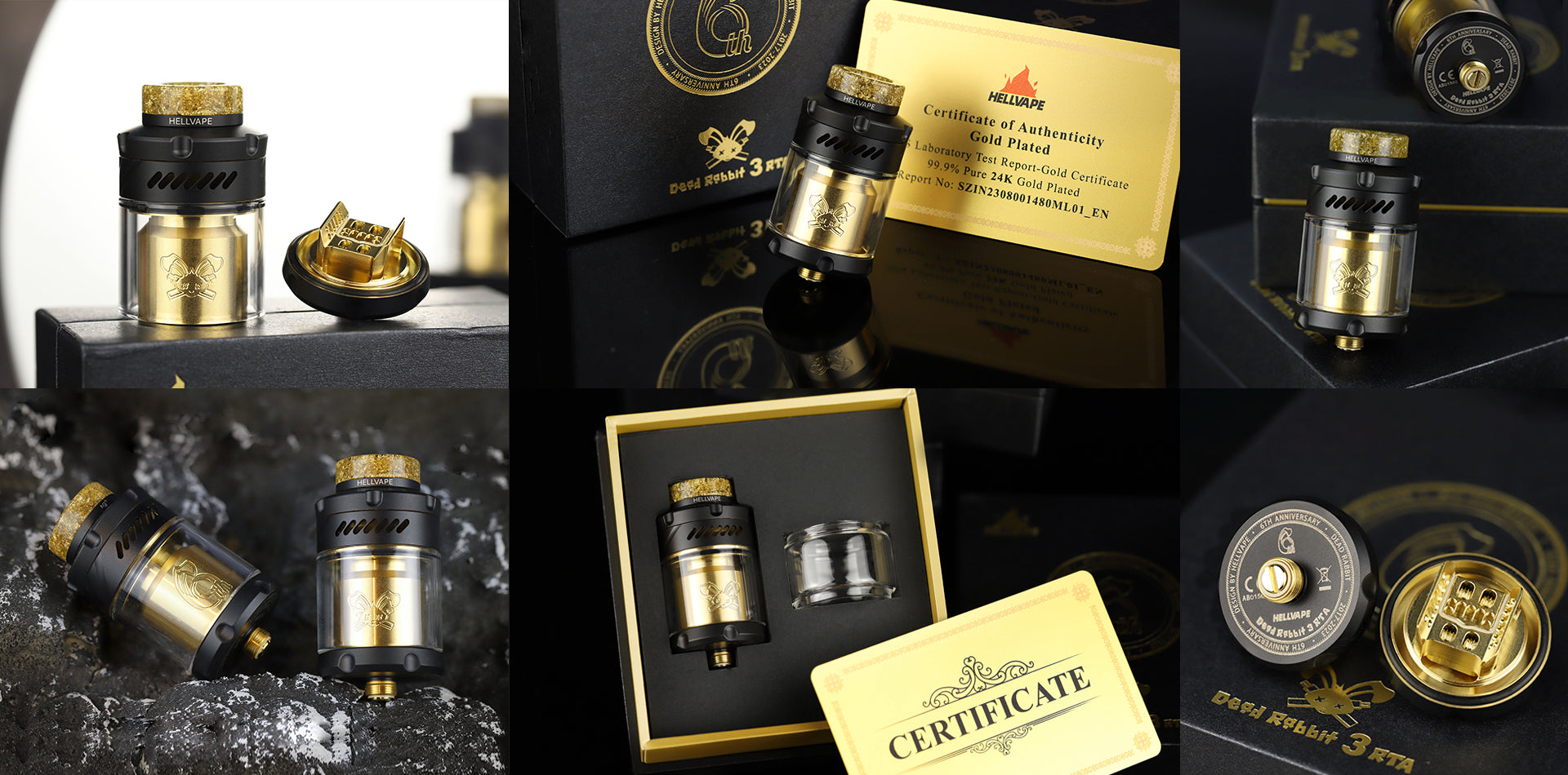 Hellvape Dead Rabbit V3 RTA (6th Anniversary EDN) - Image 6