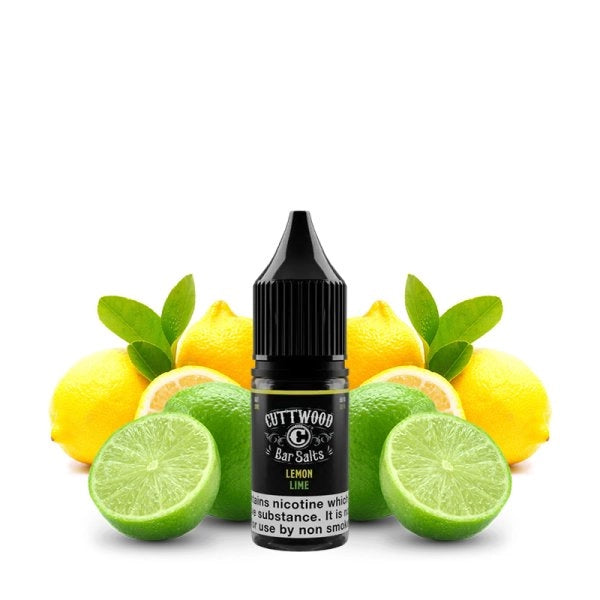 CuttWood Bar Salts - Lemon Lime Nic Salts 10mL - 20mg