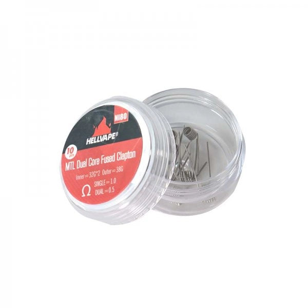 Hellvape MTL Dual Core Fused Claptons Coils NI80 - Image 2