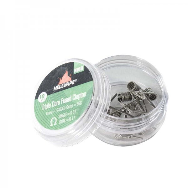 Hellvape Triple Core Fused Claptons Coils NI80 - Image 2