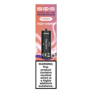 SKE Crystal 2400 4 in 1 Replacement Pods PODx4 - Fizzy Cherry
