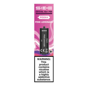 SKE Ctystal 2400 4 in 1 Replacement Pods PODx4 - Pink Lemonade