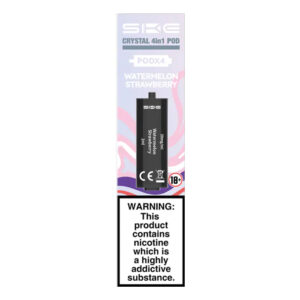 SKE Crystal 2400 4 in 1 Replacement Pods PODx4 - Watermelon Strawberry